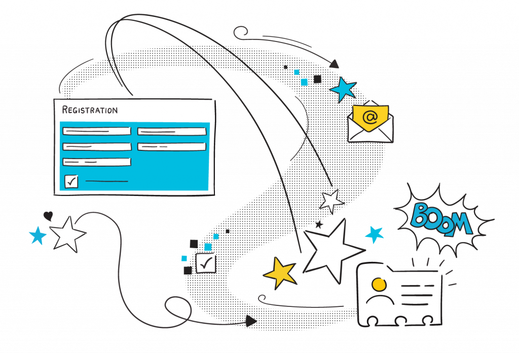Arlo keeps your database with smart duplicate management.
