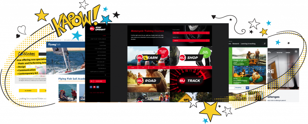 Training Management System lets you integrate your website with your backend.