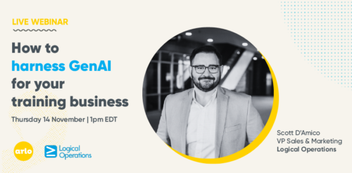 header image for GenAI webinar featuring Scott D'Amico
